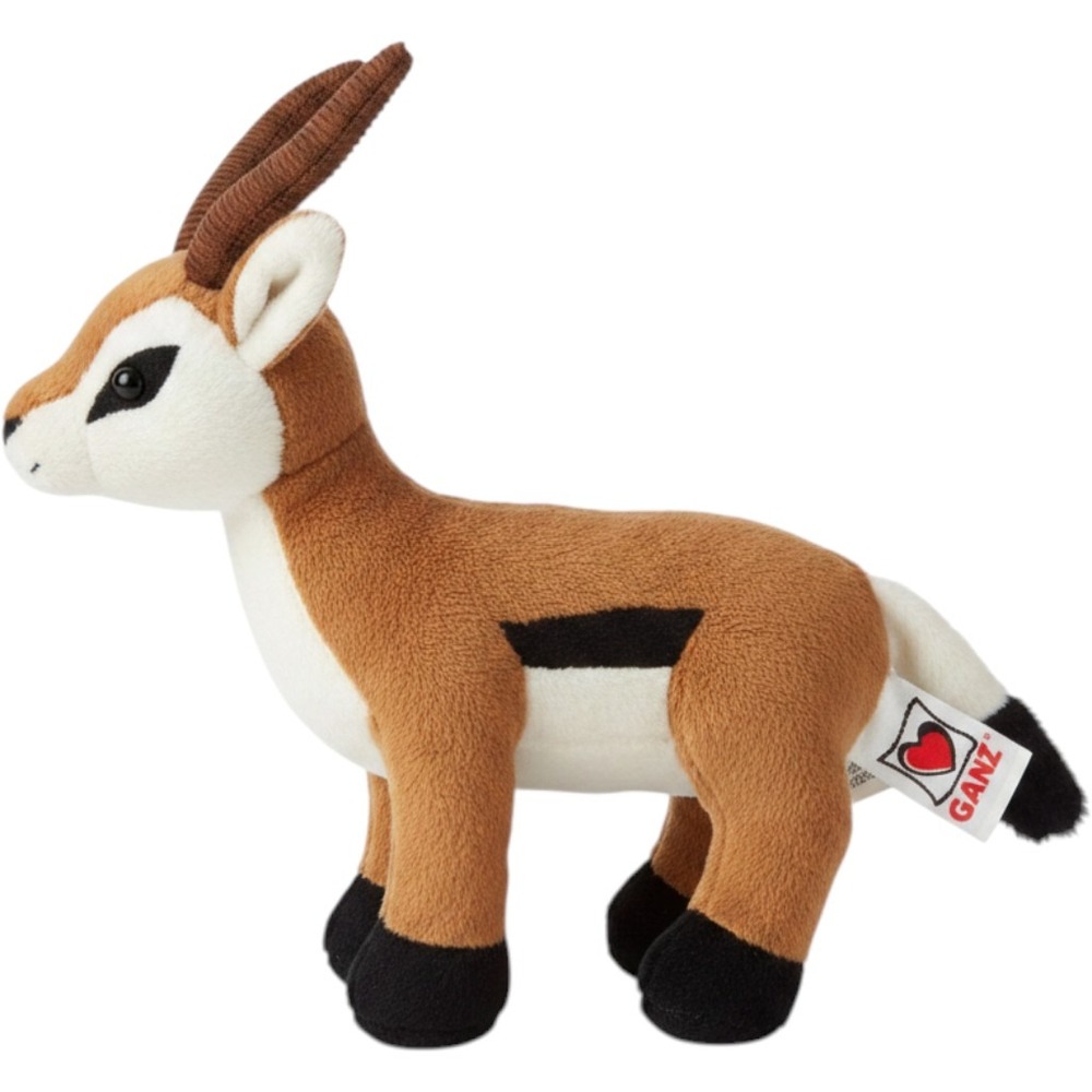 Ganz Webkinz Gazelle Plush Kids Small Brown Good Safari Stuffed Animal HM627
